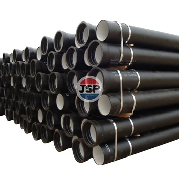 JSP ISO25316m or 5,7m Socket Spigot Cement Lined Ductile Iron Pipe K9 C40/30/25 Ductile Pipe Manufacturer Iron For Potable Water