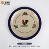 Rooster with a street-style vibe [8-inch with rimmed plate]