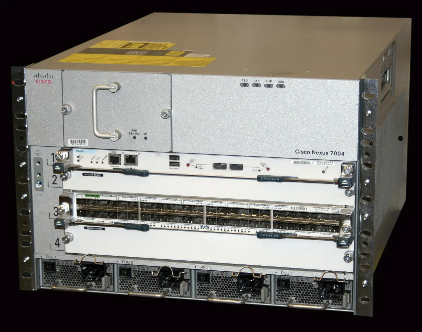 Nexus 7000 N7K-C7004 4-Slot Switch Chassis with 600Gbps Local