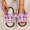 Autocollant vache-violet