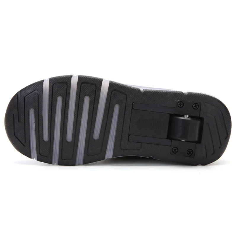 Drop Shipping 7 Colors LED Rechargeable Kids Roller Skate Shoes Single Wheel Shoes Sport Sneaker For Boys/Girls