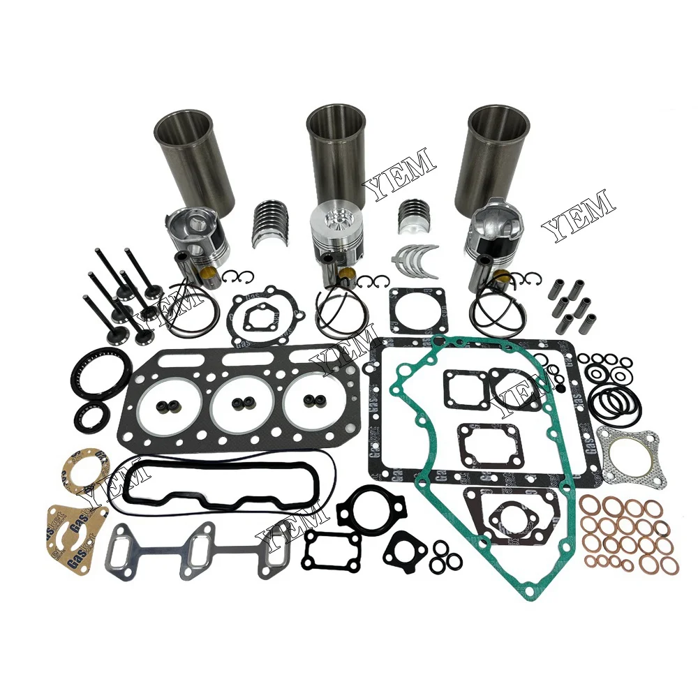 Overhaul Kit With Valves Fit for Yanmar 3T75HA Engine 4