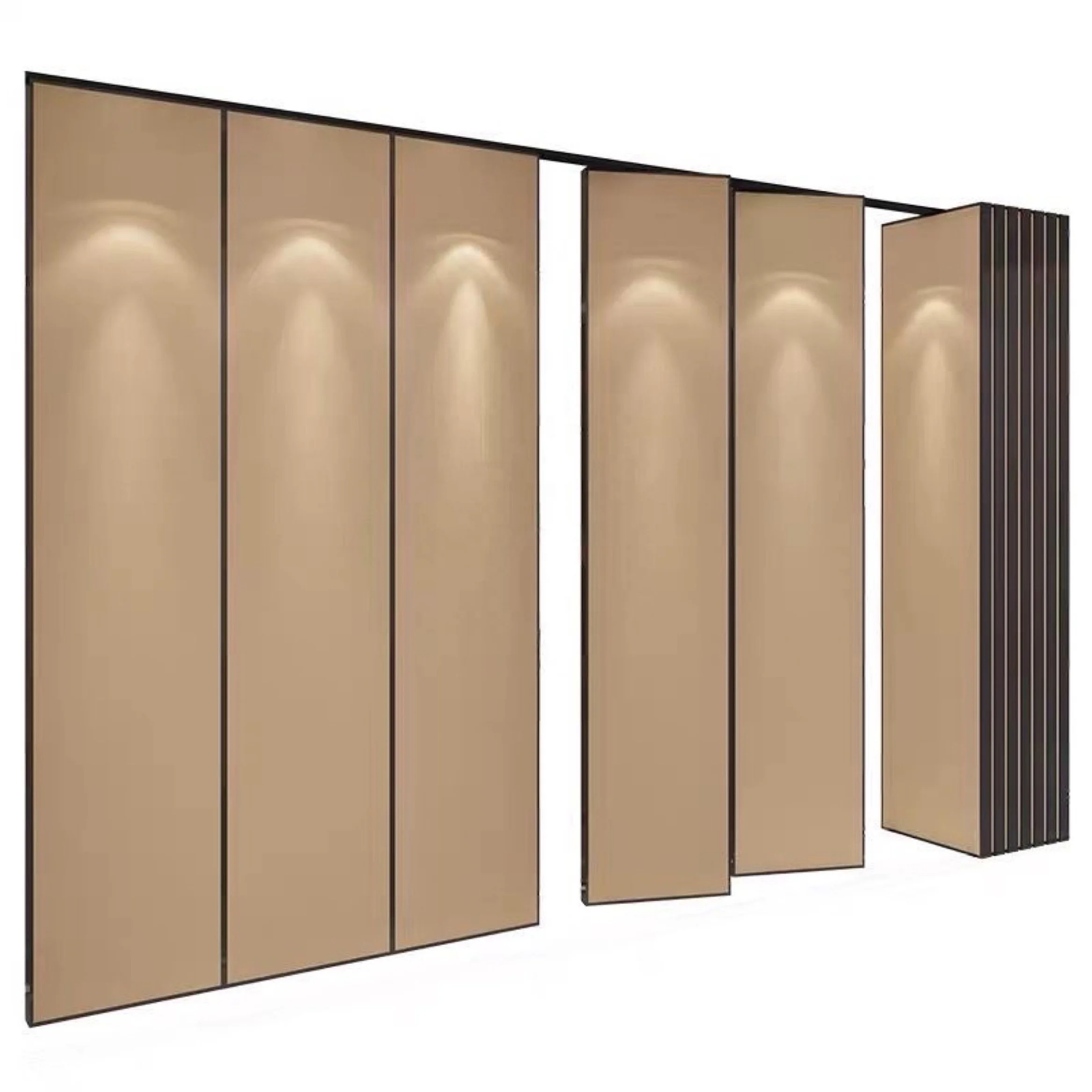 Portable Framed Fixed Glass Partition Door Office Partition Wall Cubicle for Commerical Building Glass Wall