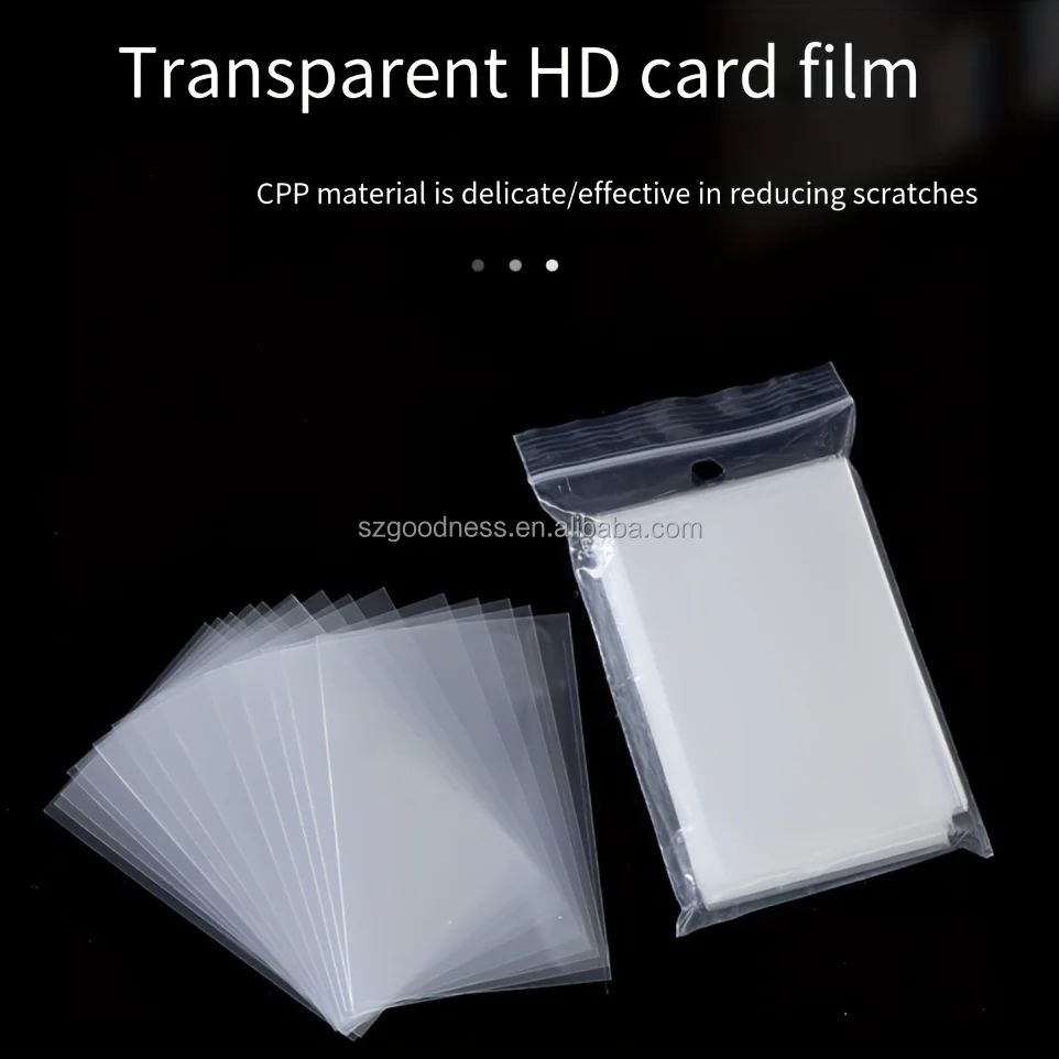 Wholesale PP Waterproof Protector Custom Soft for Trading Card Sleeves Clip  for Yu-Gi-Oh. Baseball for Cards