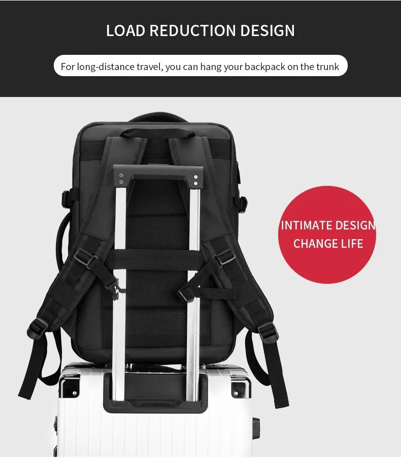 New Bag Laptop Usb Charging Men College School Waterproof Backpack Bag Travel Backpacks for Men