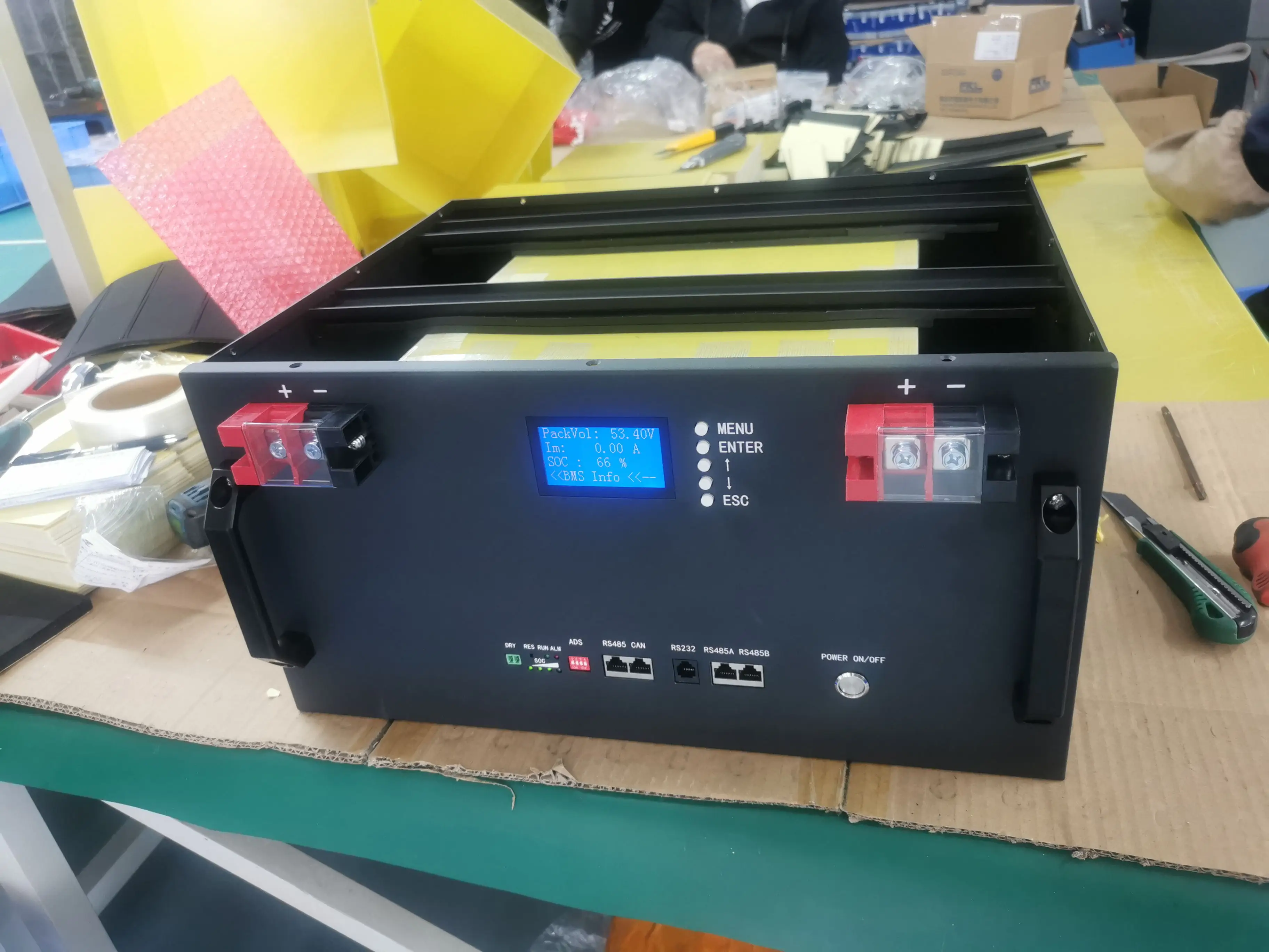 Hx 10kwh Rack Mounted 51.2v Lifepo4 Batteries 48v 200ah Lithium Ion ...