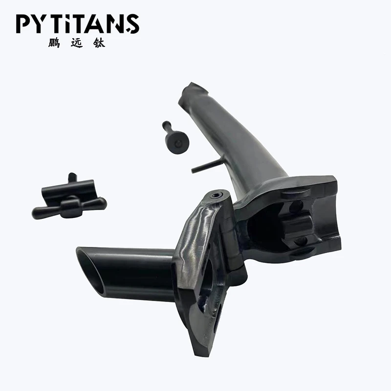 Newest Design Factory Outlet ultra Light Folding Bike Black Stems S/M/H/P Inward Fold Stem Gooseneck Bending Curved Stem