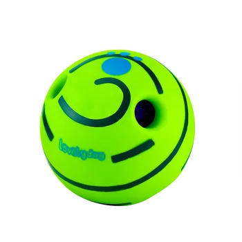 Hot Sale Wobble Wag Giggle Glow Ball Interactive Dog Toy Fun Laughter Sounds When Winding or Ailing
