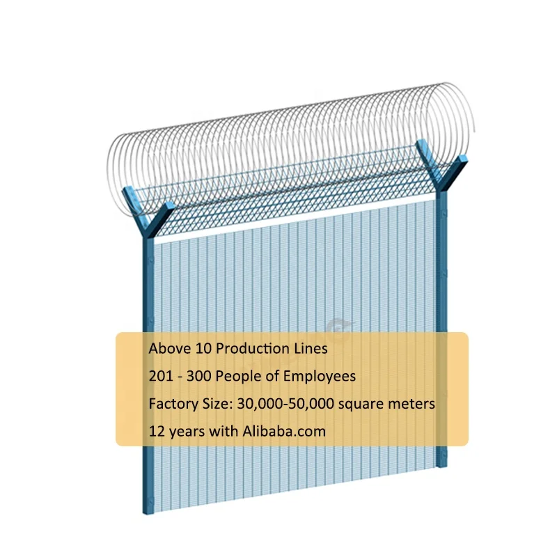 High Security Fence 358 Prison Anti Climb Mesh Security HIGH FENCE