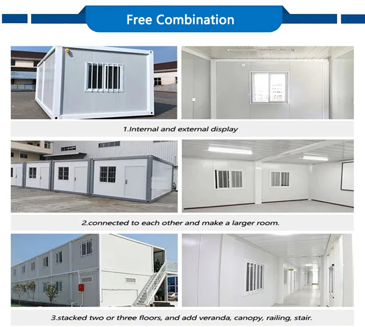 Modular Container Package 20ft 40ft Ready Prefab Steel Containers Detachable Warehouse Container ...