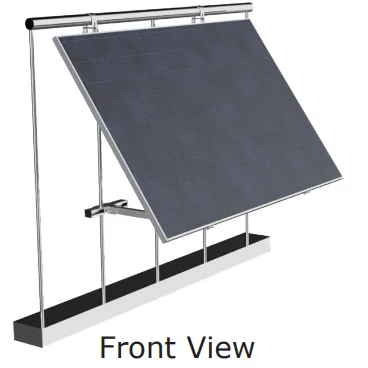 Wholesale Europe Solar Panel Rack Kits of Balcony Home Solar Balcony ...