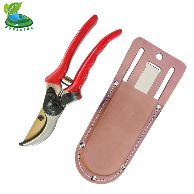 
 Солнечный свет профессиональный SK-5 из углеродистой стали садовые ножницы для обрезки с чехлы из кожи, в виде бумажника  