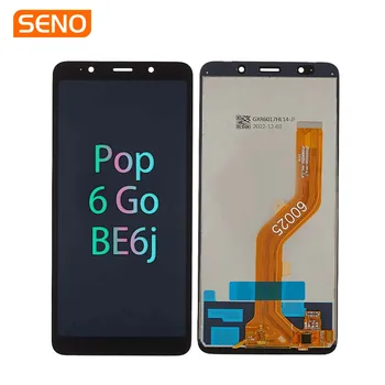 Factory Wholesale Hot Selling Mobile Phone LCD Screen For Tecno Pop 6 BE6j Go Replacement LCD Display Touch Screen Digitizer