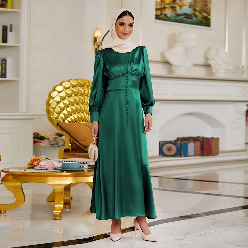 Modest Dress Dubai Turkey Party Abaya ...