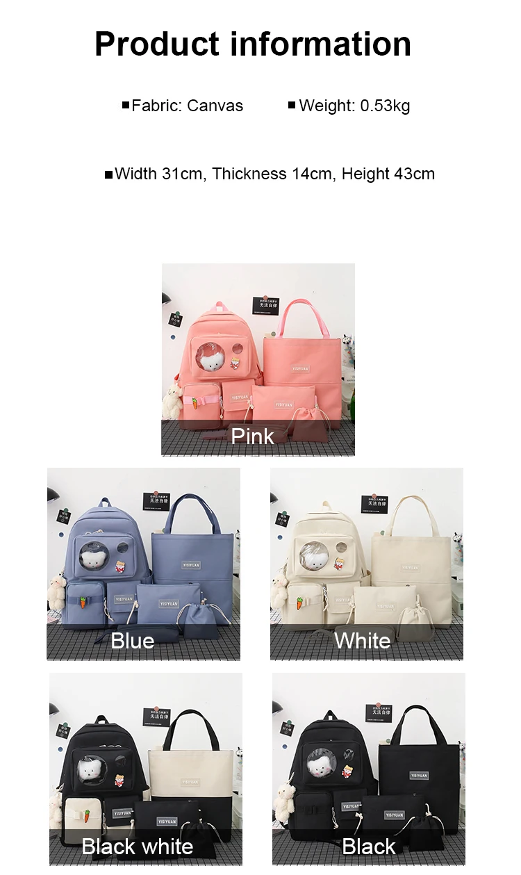 Marksman 2022 Cute Good Quality School Bags For Teenagers Large