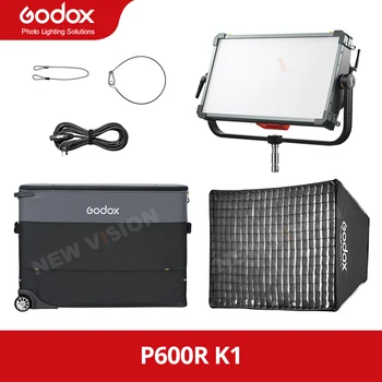 Godox KNOWLED P300R P600R 1800k-10000k Professional Audio Video Lighting Photography LED Light Panel for Film Studio detail image