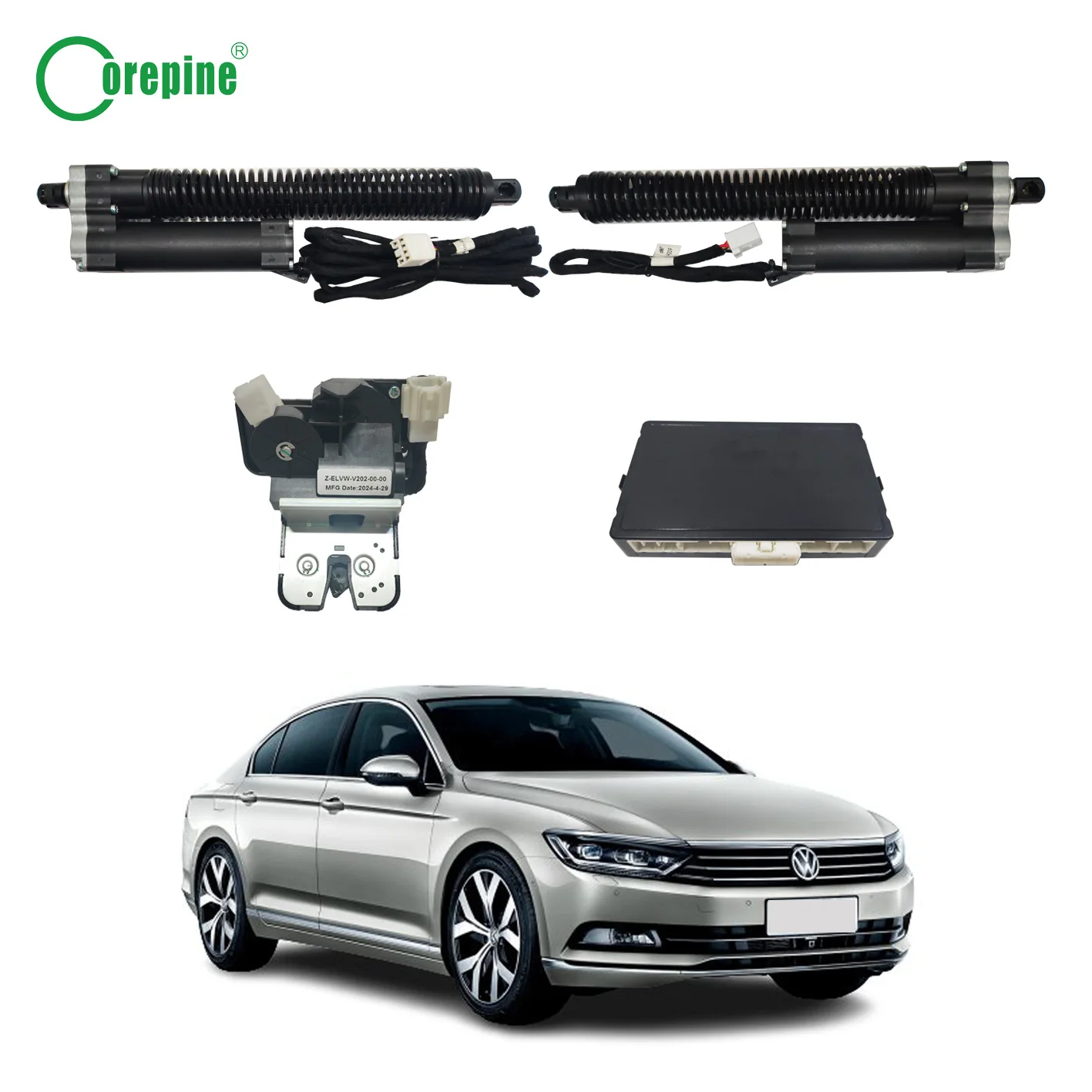 Corepine  Smart Power Automatic Car Electric Tailgate Lift System Kit Strut for 2017-2023 Volkswagen Magotan B8 Body Parts