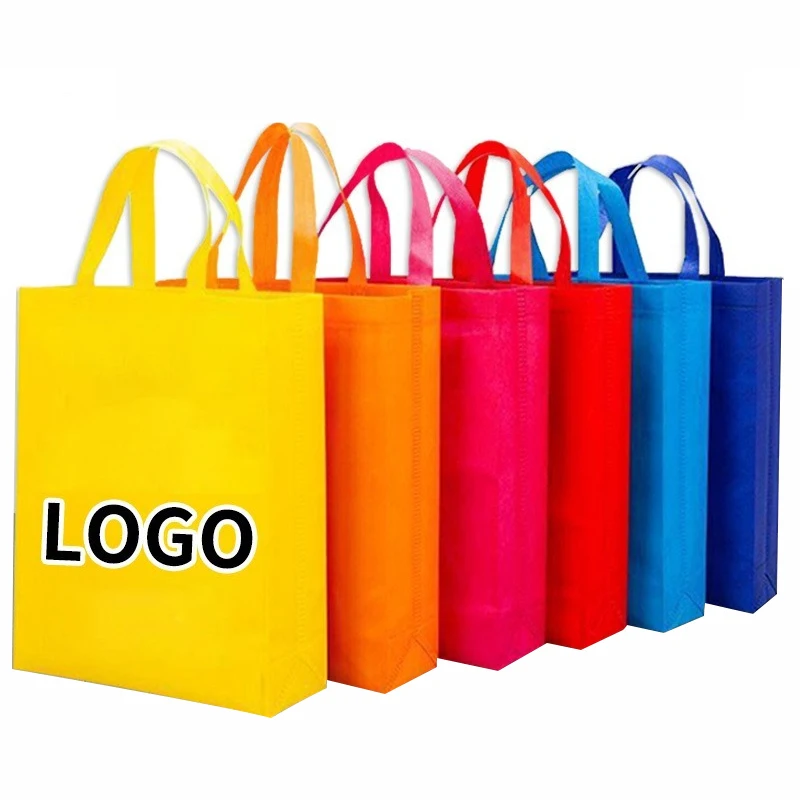 Non Woven Carrier Bags Eco Reusable Non Woven Cloth Bag With Custom Printed Logo