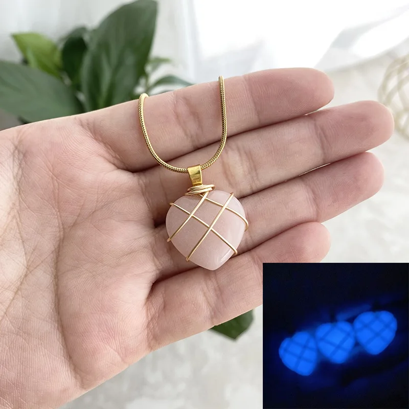 Without Holes Wire Wrapped Stone Necklace Diy How To Make A Wire