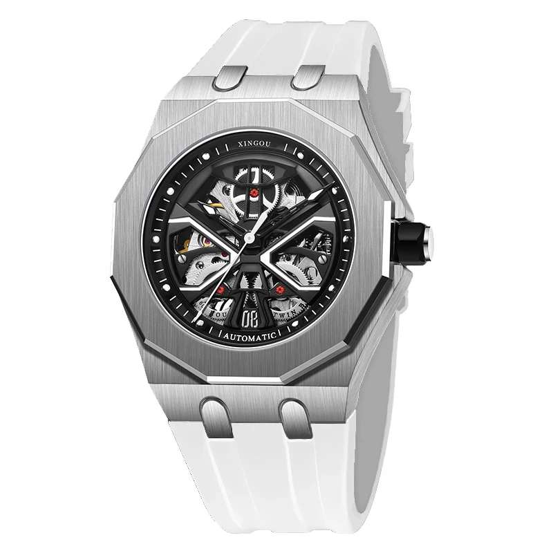 Brand Custom Analog Watch for Man Steel Luxury Waterproof Luminous Hands Men Wristwatch Montre Hommes