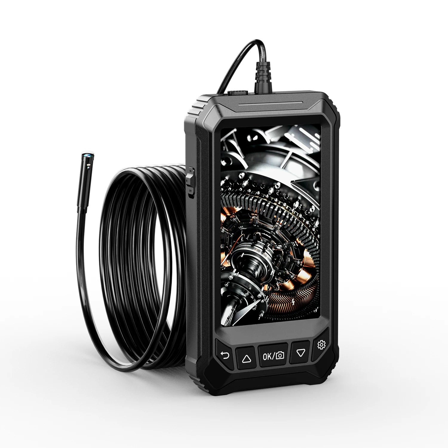 Caméra d'inspection Endoscope Endoscope Industriel, 10M 1080P Full
