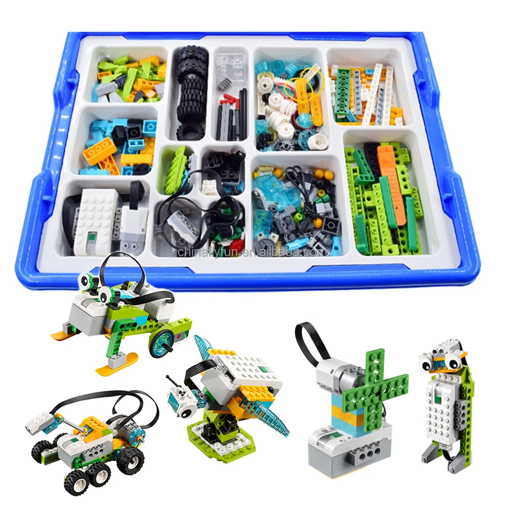 Diymall Wedo 2.0 Core Set Building Blocks Programmable Robot Wedo2.0 45300  Educational Bricks With Storage Bin,Gifts For Child - Buy Wedo 2.0  Education Kit,45300 Wedo 2.0 Building Block,45300 Wedo 2.0