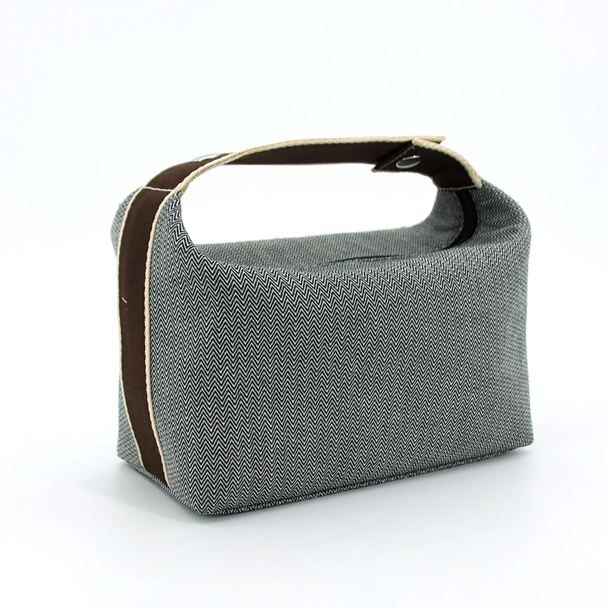 Tilpasset Miljøvennlig Lerret Kosmetikkpose Reise Kosmetikkpose Toiletttaske Bærbar Daglig Oppbevaringsorganizer