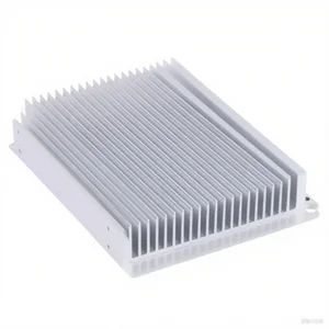 Custom CNC Machining Precision CNC-Machined Silver Fin Heatsink for RC Parts ACCS Drones Accessories - High-Efficiency Cooling