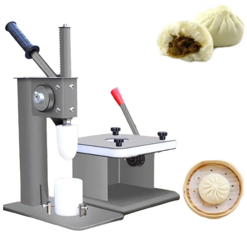 Manual Small Stuffed Bun Maker Dumpling Steamed Machine Automatic Siopao Baozi Momo Round Making Machine with One Mold