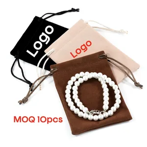 Custom Logo Print Wholesale Velvet Drawstring Gifts Bags Durable Multi-sizes Daily Storage Hair Dryer Dust Bag Jewelry Pouch