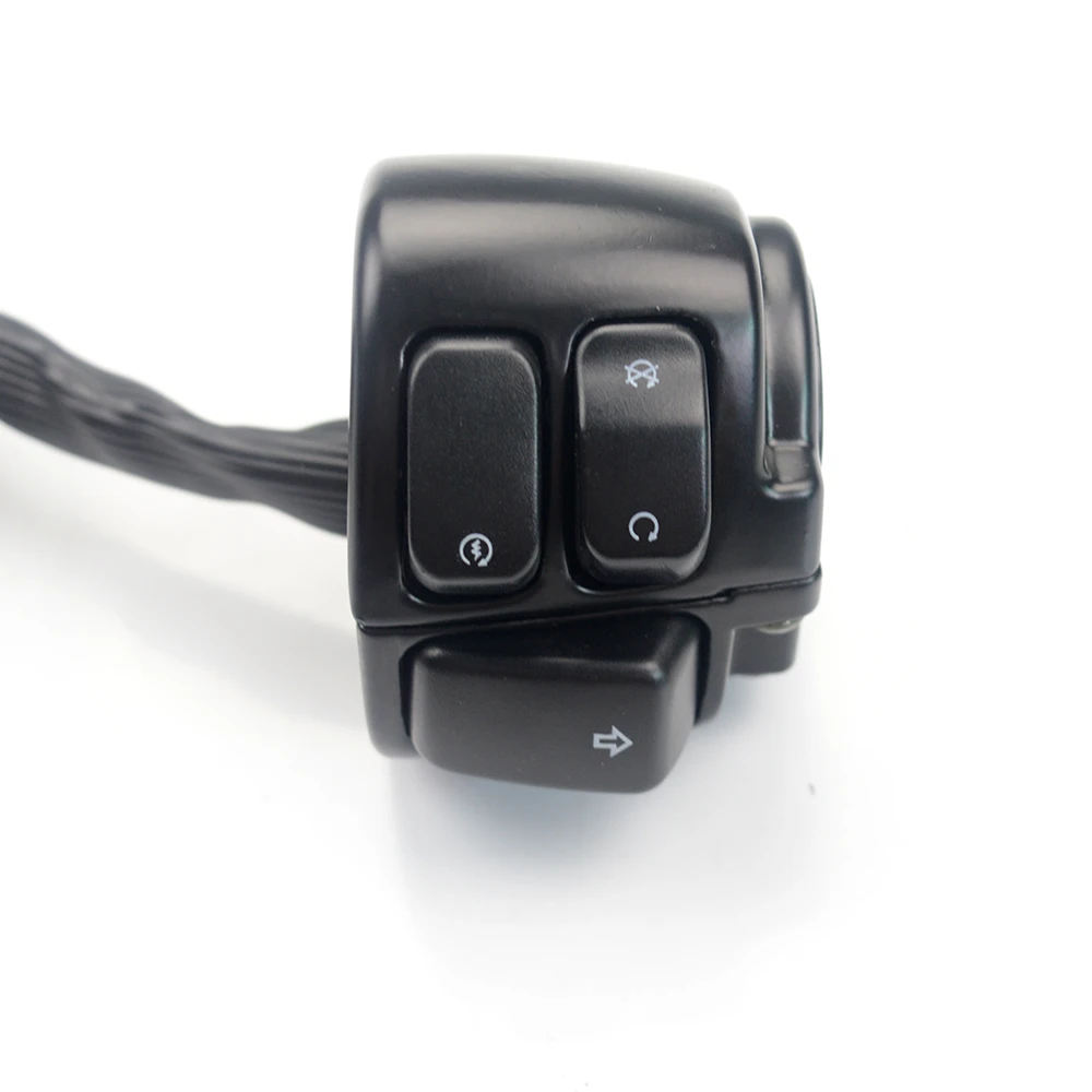 RW Motorcycle 1" 25mm Handlebar Turn Signal Control Switch Black/Chrome For Harley Sportster XL 1200 883 Softail Dyna V I.1215036914 RW Motorcycle 1" 25mm Handlebar Turn Signal Control Switch Black/Chrome For Harley Sportster XL 1200 883 Softail Dyna V I.1215036914
