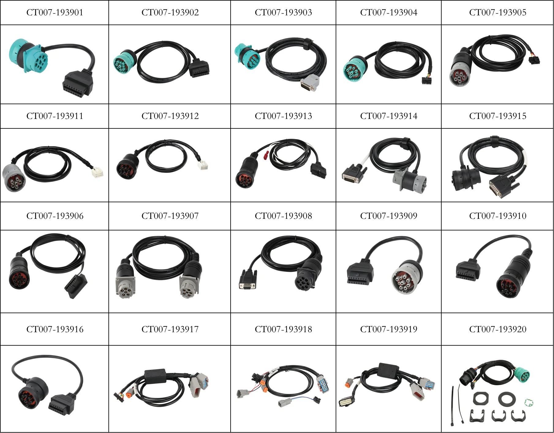 Factory Custom DB9 PIN to 1939 J1939 9 Pin J1939 Connector  Deutsch Eld Y Cable factory