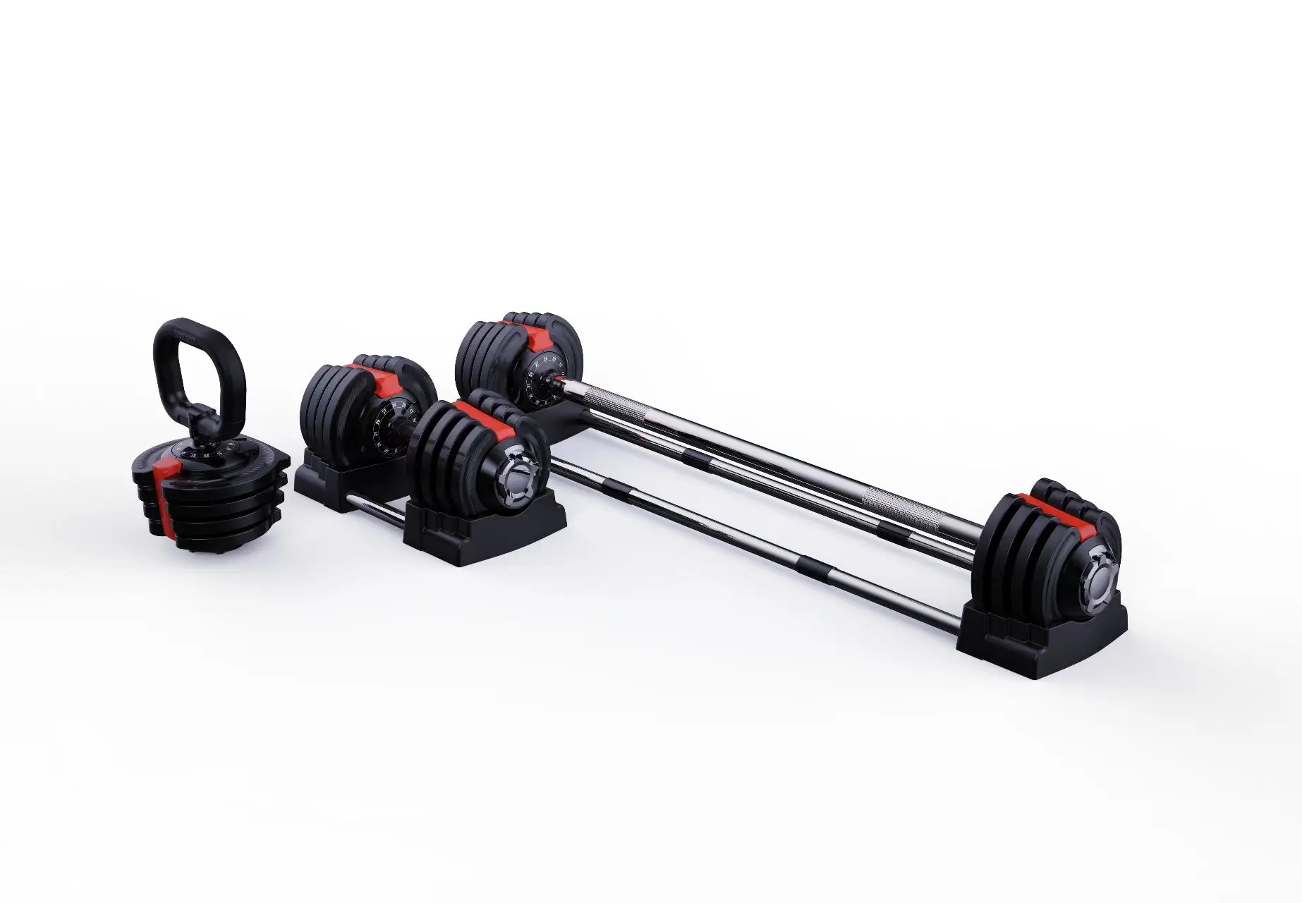 Adjustable Dumbbell 40 Kg Set Dumbbell Rack Fitness Equipment Dumbbell