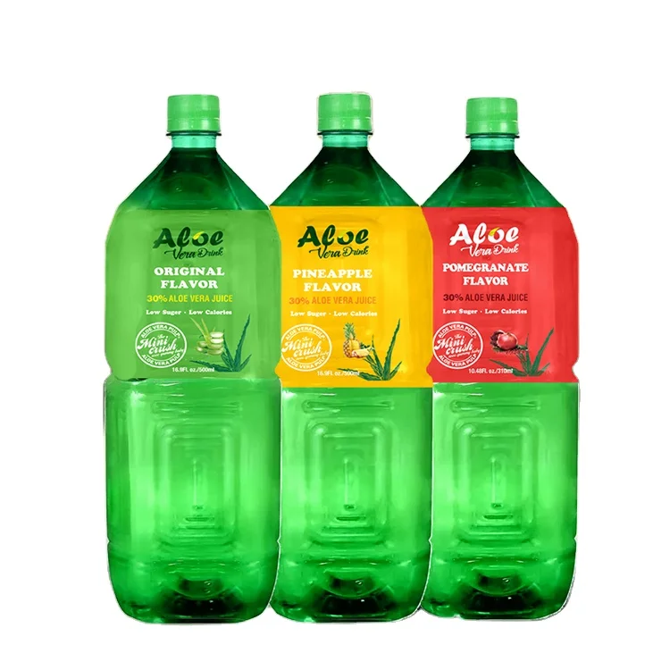 Bottled Tropical Fruit Aloe Vera Puree Drink Low Fat Rich Fruit & Aloe  Pulps Healthy Beverage