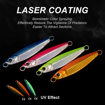 J102 7g 10g 15g 20g 25g 30g 40g Handmade Small Bait Game Micro Jig Lures TEASER Fishing Metal Jig Fish Lure – Metal Jig – view 5