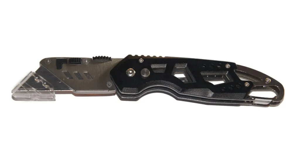Heavy Duty Box Cutter Pocket Folding Retractable Blade Utility Knife