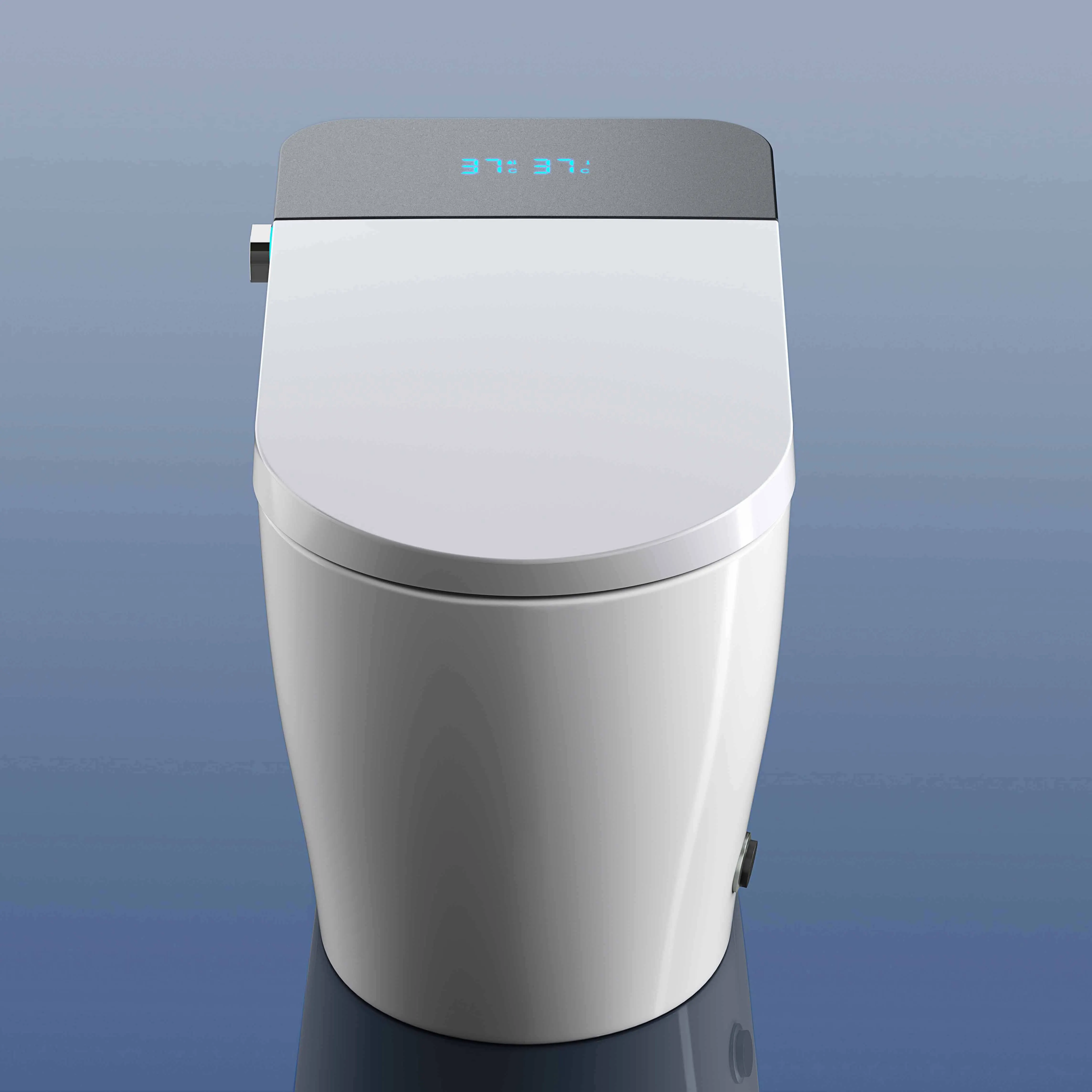 Intelligent Porcelain Wc Floor Mounted Water Japan Toilet Bowl Bathroom Automatic Ceramic Black Smart Toilet