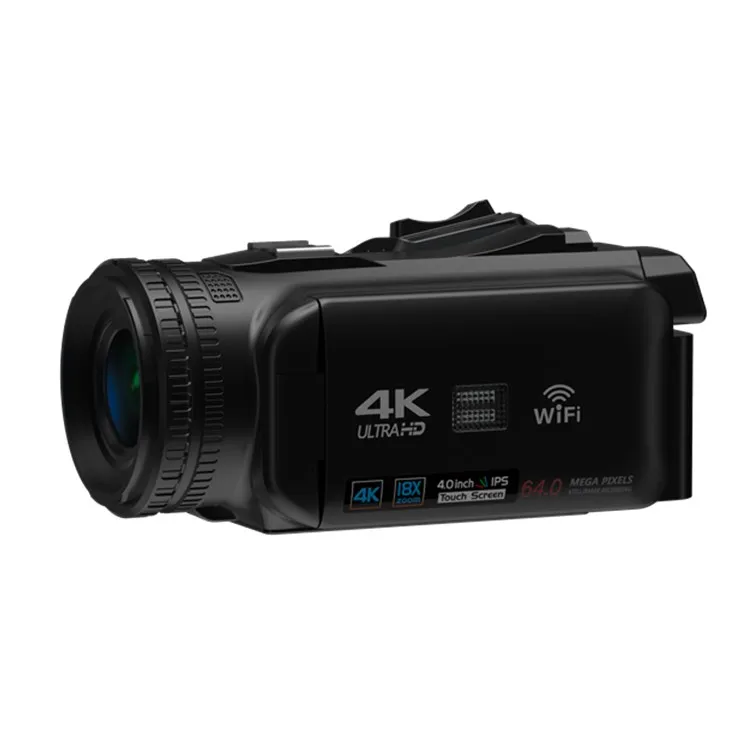 ウルトラHD 4K 60FPSビデオカメラ 最大 6400万画素CMOSセンサー