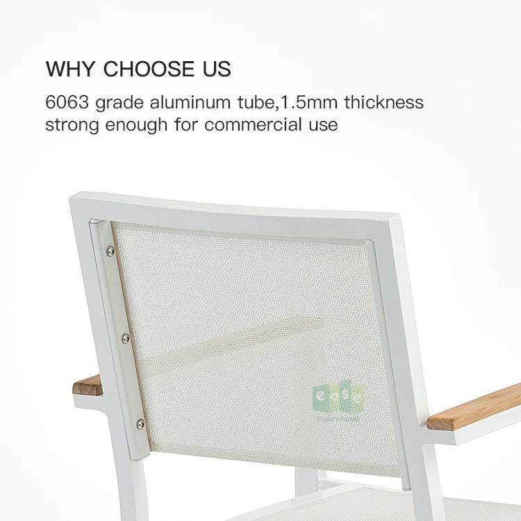 (E1101) Occasional garden coffee dinning arm patio chair outdoor