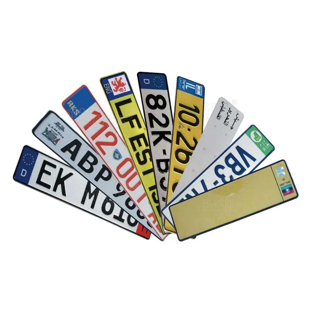 High Security Car Number Plate