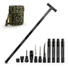 Black four-bar locker with T-handle (comes with camouflage bag)
