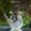 Hydrangea Flower Series Flower Mouth Teapot