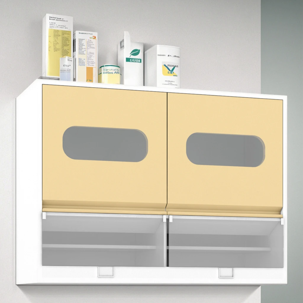 Safety Modern Stainless Steel Drug Storage Upper Cabinet Eco-Friendly Design Durable Anti-slip Floor for Hospital Medication 5