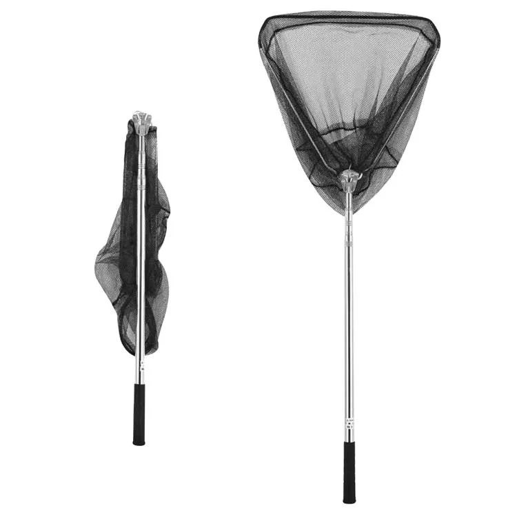 black fishing scoop nets Frabill Sportsman Slide Handle Landing The hook Fishing Nets Aluminum Prawn Scoop