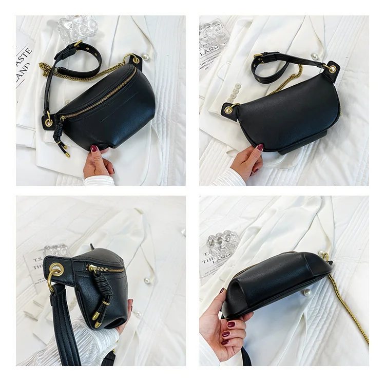 Women's Fashion Chest Bag New Wholesale Korean Style Chain Shoulder ...