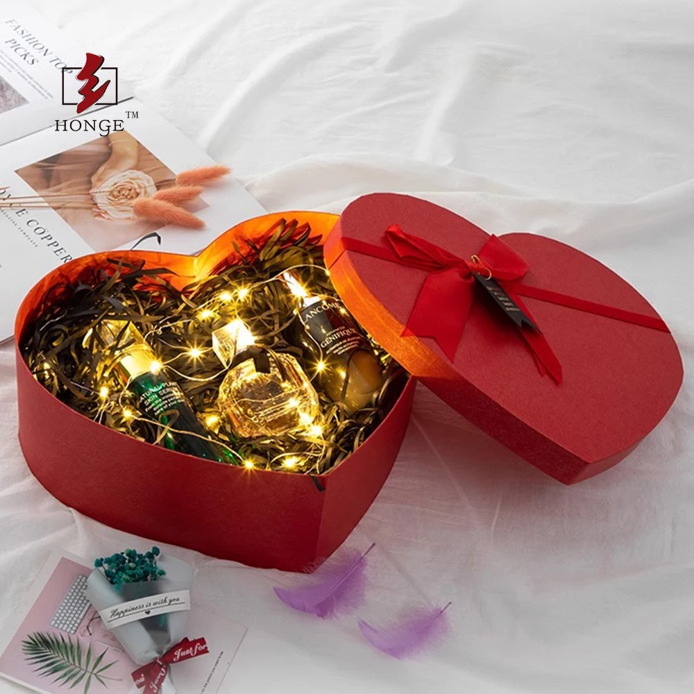 Honge Wholesale Valentine Packaging Gift Box With Varnishing Uv Coating ...