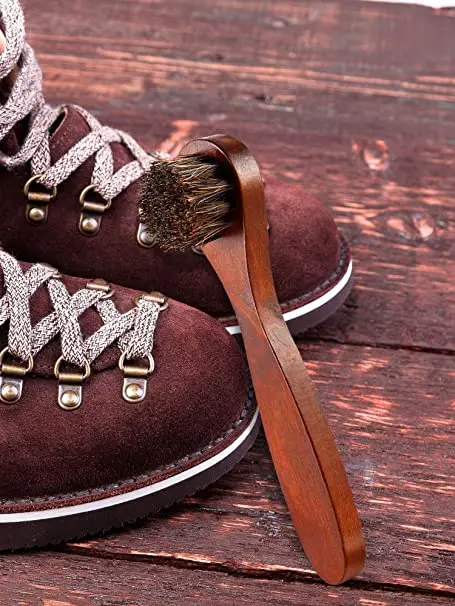 Лидер продаж набор кистей для полировки обуви сухой кисти черная ручка высокое качество индивидуальный