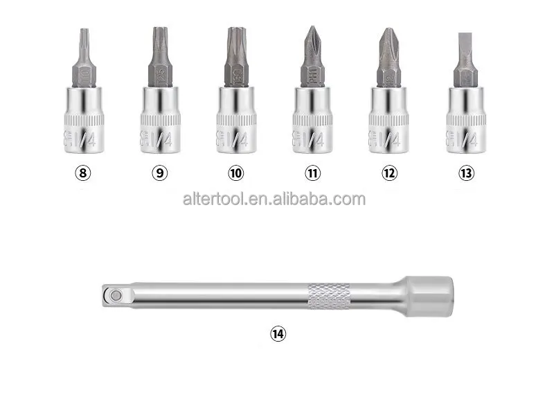 Hot Selling Motorcycle Torque Wrench Preset Adjustable Torque 1/4 224nm Ratchet Wrench Set