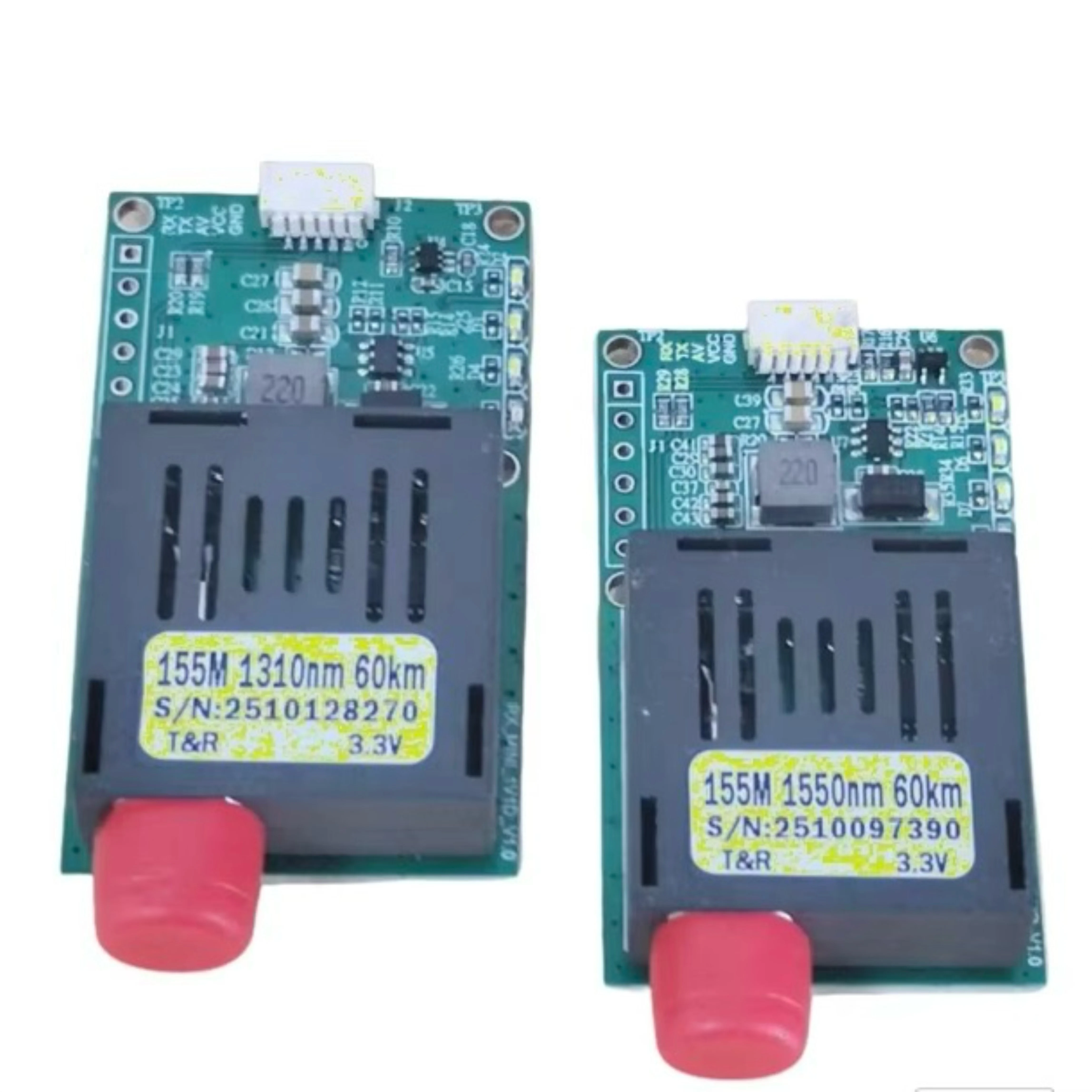 1x9 Module 155M BIDI SC/FC Connector 1310nm/1550nm 60KM Fiber Optical ...