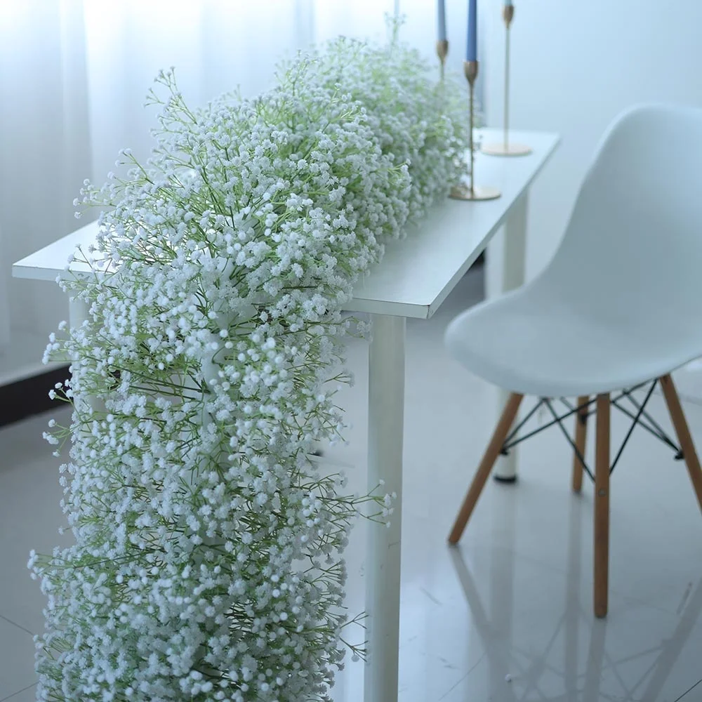 Hot Sale Table Centerpiece Flowers Runner Floral Artificial Flower